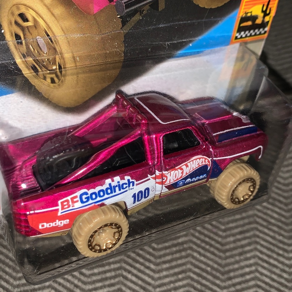 87 Dodge D100 Mopar BF Goodrich Pink Dodge Truck Toy